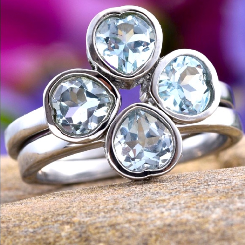 Blue Topaz Ring